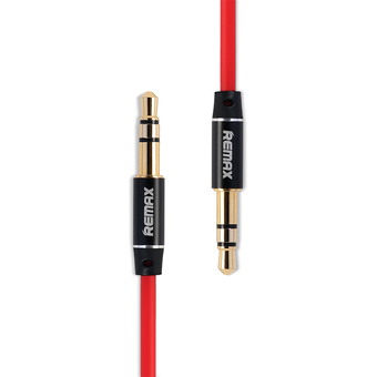 Remax สายAux Audio Cable สายJack3.5 1000mm สาย3.5ต่อหัวท้าย (สีแดง)