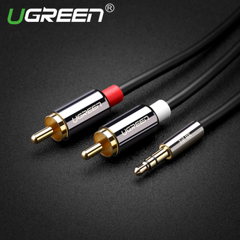 UGREEN 3.5mm Male to 2RCA Male Auxiliary Stereo Y Splitter Audio Cable (0.5m)