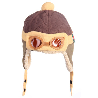 WiseBuy Winter Baby Earflap Toddler Girl Boy Kids Pilot Aviator Cap Warm Soft Beanie Hat