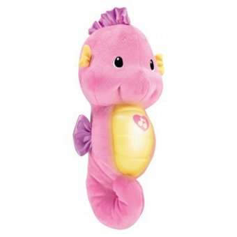 ม้าน้ำกล่อมนอน Ocean Wonders Soothe and Glow Seahorse (Pink)