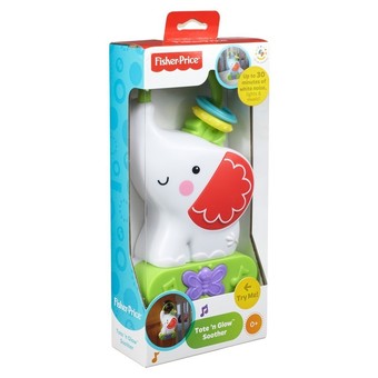Fisher Price Tote &#039;n Glow Soother Elephant (White)