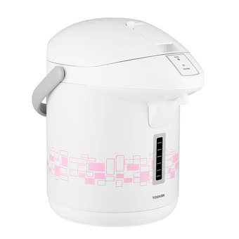 Toshiba กระติกน้ำร้อน ความจุ 2.2 ลิตร รุ่น PLK-G22ESP (สีขาว/ชมพู)