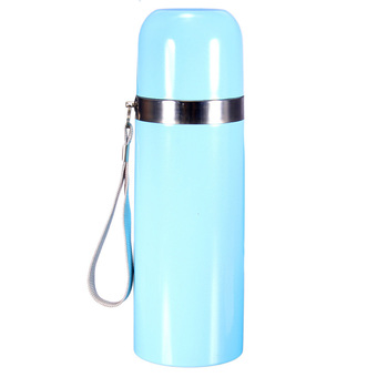 S &amp; F NEW 12V Stainless Steel Car Auto Heat Electric Thermos Coffee Tea Cup Mug Bottle Blue