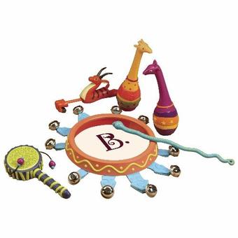 B. เครื่องดนตรีของเล่น Jungle Jam In Pouch(Multicolor)