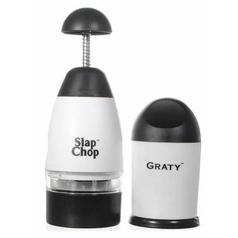 ITandHome ที่บดอาหาร เครื่องใช้ในครัว Food Grinder - สีขาว/ดำ