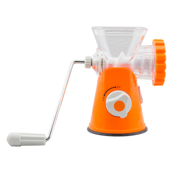 GetZhop เครื่องบดหมู บดเนื้อ อเนกประสงค์ แบบมือหมุน รุ่น LG001 ( Orange)
