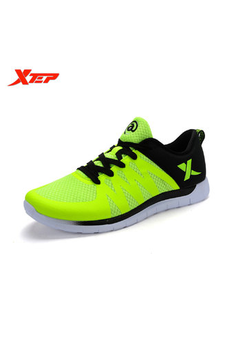 XTEP Brand Running Shoes for Men Athletic Trainers Shoes (Green)