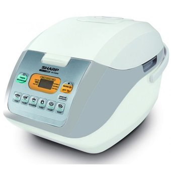 SHARP หม้อหุงข้าว ขนาด 1.8 ลิตร รุ่น KS-COM18-W (White)