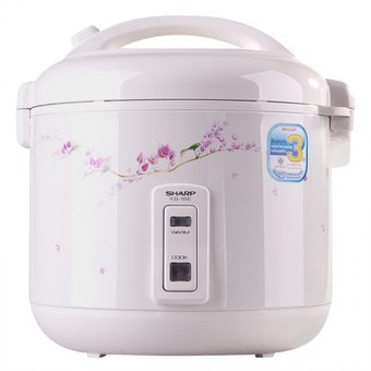 Sharpหม้อหุงข้าว รุ่นKS18E 1.8ลิตร ลายCL (สีขาว)