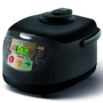 Hitachi หม้อหุงข้าว - รุ่น RZ-XMC10 OBK 1 ลิตร สีดำ