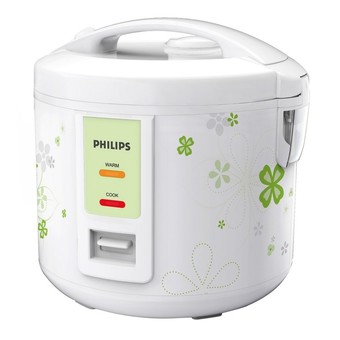 Philips Rice Cooker หม้อหุงข้าว รุ่น HD3017 - สีขาว