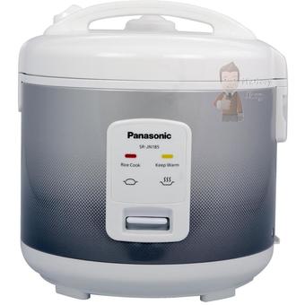 PANASONIC หม้อหุงข้าวสมาร์ทคุ๊ก ขนาด 1.0 ลิตร สีเงิน รุ่น SR-JN105SSN