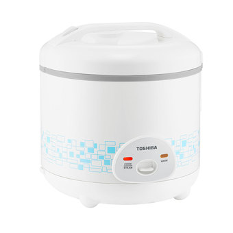 Toshiba หม้อหุงข้าว ความจุ 1.8 ลิตร รุ่น RC-T18AFS(SB) (สีขาว)