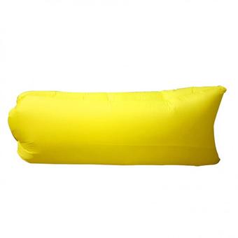 DT โซฟาลม ที่นอนเป่าลม แบบพกพา Air Sofa (สีเหลือง)