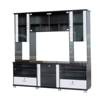 RF Furniture ตู้โชว์TV รุ่น SH1801S ( สีโอ๊ค/ขาว )