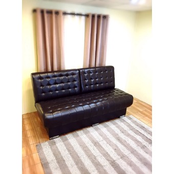 ENZIO โซฟาปรับนอน หุ้มหนัง Bicast รุ่น Step-180 (Brown)