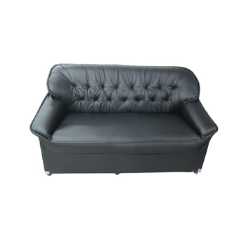 ENZIO โซฟา 3 ที่นั่ง หุ้มหนังอย่างดี สี Black (คละแบบ) รุ่น 3 seaters sofa  ขนาดใหญ่พิเศษ