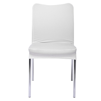 Stretch Soft Stool Seat Chair Cover Removable Dining Room Hotel Protector Decor white