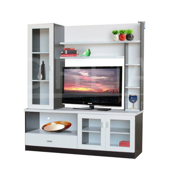 RF Furniture ตู้โชว์TV รุ่น SH1603A ( สีโอ๊ค/ขาว )