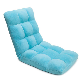 Easy เก้าอี้ญี่ปุ่น ปรับได้ 3 ระดับ ขนาด 100 x 43 x 13 ซม. ผ้าไมโครไฟเบอร์ – สีฟ้า