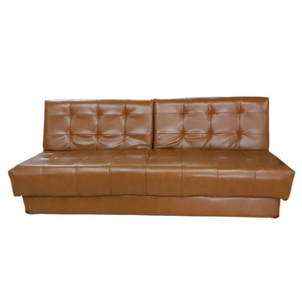 ENZIO โซฟาปรับนอน หุ้มหนัง Bicast รุ่น Step-180 (Light Brown)
