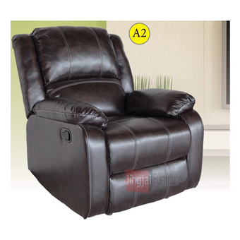 ENZIO โซฟาปรับนอน หุ้มหนัง SOFA reoliner รุ่น Everest (Brown) สีน้ำตาล ขนาด 75x85x104