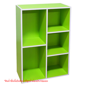 Besta ชั้นวางอเนกประสงค์ 5ช่อง BIM-727/CB0016 FreeRack สีเขียว