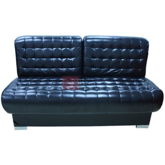 ENZIOโซฟาปรับนอน หุ้มหนังBicast รุ่น Step-180 (Black)
