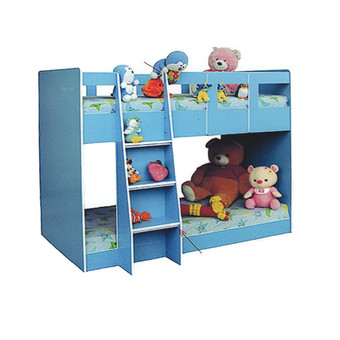 RF Furniture เตียงนอน2ชั้น ขนาด3.5ฟุต รุ่น B2S352 (สีฟ้า)