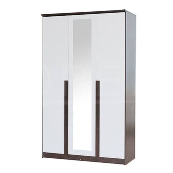 RF Furniture ตู้เสื้อผ้า 3 ประตู รุ่นW1207WM ( สีโอ๊ค/ขาว )