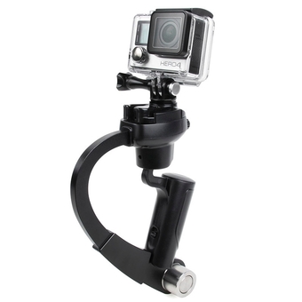 Special Stabilizer Bow Type Selfie Stick Monopod Tripod for GoPro (Black)