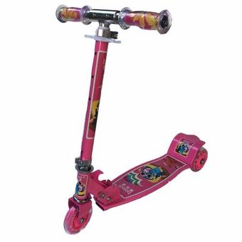 Rctoystoryสกู๊ตเตอร์3ล้อ ล้อมีไฟ(สีชมพู)(Pink)(Pink)