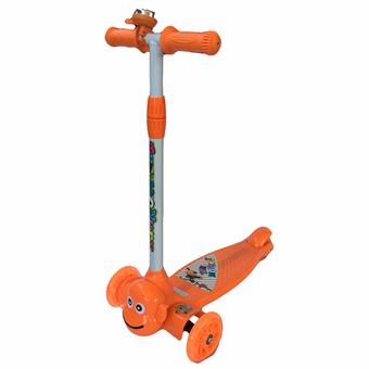 Rctoystory สกู๊ตเตอร์ 4 ล้อ ล้อมีไฟ หน้าลิง (สีส้ม)(Orange)