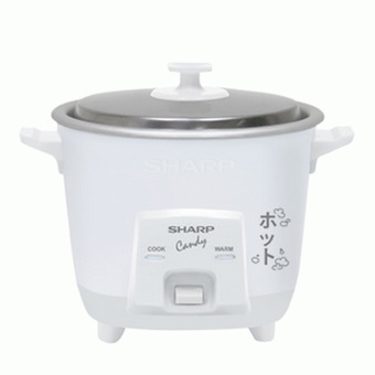 SHARP หม้อหุงข้าว รุ่น KSH-Q03 Candy ขนาด 0.3L (สีขาว)
