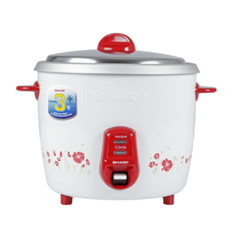 SHARP หม้อหุงข้าว ขนาด 2.2 ลิตร รุ่น KSH-222(PP) (White)