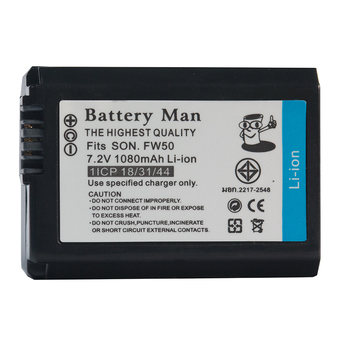 NP-FW50 แบตเตอรี่โซนี่ A3000,A3500,A5000,A5100,A6000 Sony Battery