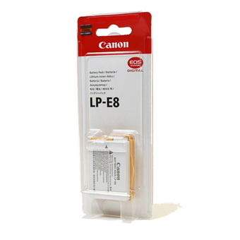 Canon Original Battery LP-E8 for EOS 550D 600D 650D 700D - White