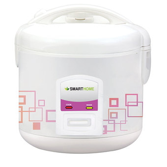 SMARTHOME หม้อหุงข้าว ขนาด 1 ลิตร RC01/450-1001 White(1.0 L)