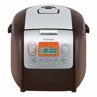 Toshiba หม้อหุงข้าวดิจิตอล ความจุ 1.0 ลิตร รุ่น RC-10NMF(H)A (สีน้ำตาล)