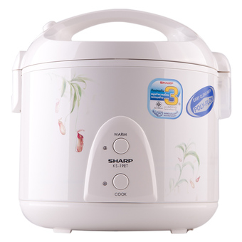 SHARP หม้อหุงข้าว รุ่น ไอพอท ซีรีส์ E / KS-19E ขนาด 1.8 ลิตร (White)