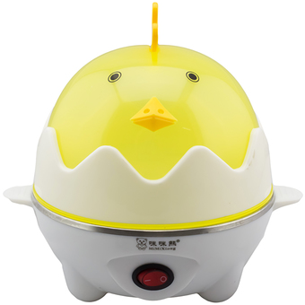 GetZhop เครื่องต้มไข่ ไข่ต้ม นึ่ง อุ่นอาหาร รูปทรงไก่ MiMiXiong รุ่น M7 (Yellow)