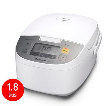 Panasonic หม้อหุงข้าวดิจิตอล ขนาด 1.8 ลิตร รุ่น SR-ZE185 (White)