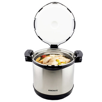 Karabada หม้อตุ๋น หม้อไร้สาย ตุ๋น ต้ม Thermal Cooker ทั้งชุด Stainless เกรด A รุ่น HOM-VAC01 - สีดำ/เทา