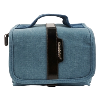Soudelor Camera Bag กระเป๋ากล้อง ผ้า Canvas รุ่น HK2001 - สีน้ำเงิน