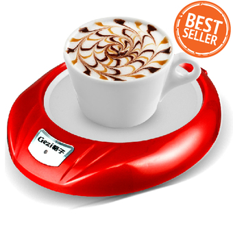 Electric Cup Warmer ที่รองแก้วไฟฟ้า สำหรับอุ่นกาแฟ ชา เครื่องดื่ม ( Red )