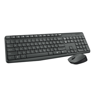 Logitech MK235 Wireless Keyboard and Mouse Combo (Black)