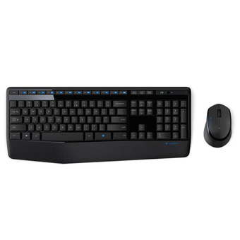 Logitech ชุด คีย์บอร์ด + เมาส์ Wireless รุ่น MK345 (สีดำ)