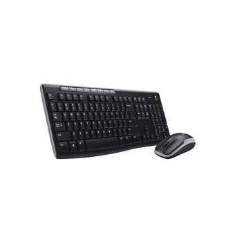 Logitech Keyboard + Mouse Wireless Combo รุ่น 270R (สีดำ)