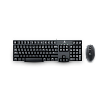 Logitech Classic Keyboard &amp; Mouse รุ่น MK100 (Black)