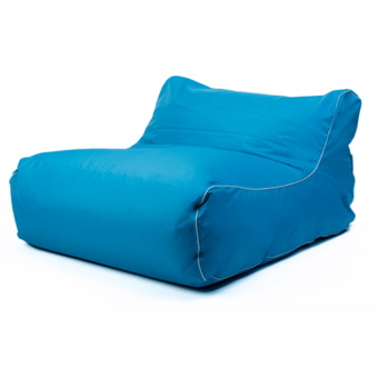 New Brand Bean Bag ทรงโซฟาเดี่ยวหนังเทียม 70x50x40cm - สีฟ้า